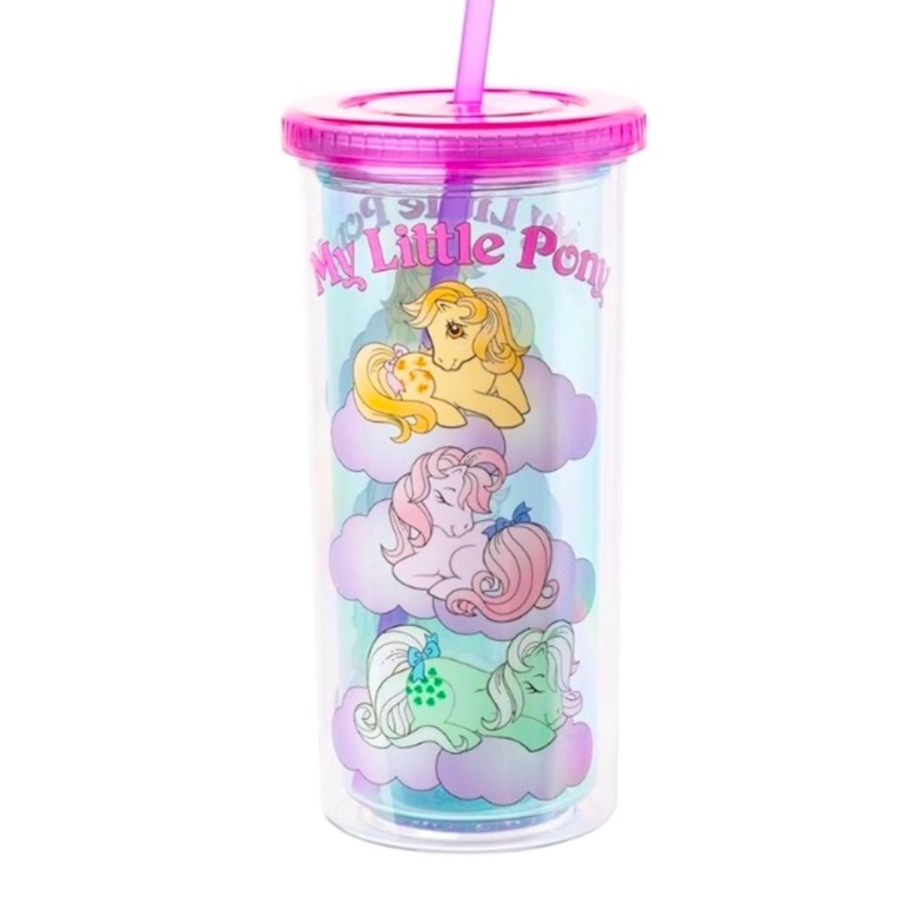 Vintage My Little Pony 20oz Acrylic Travel Cup Tumbler